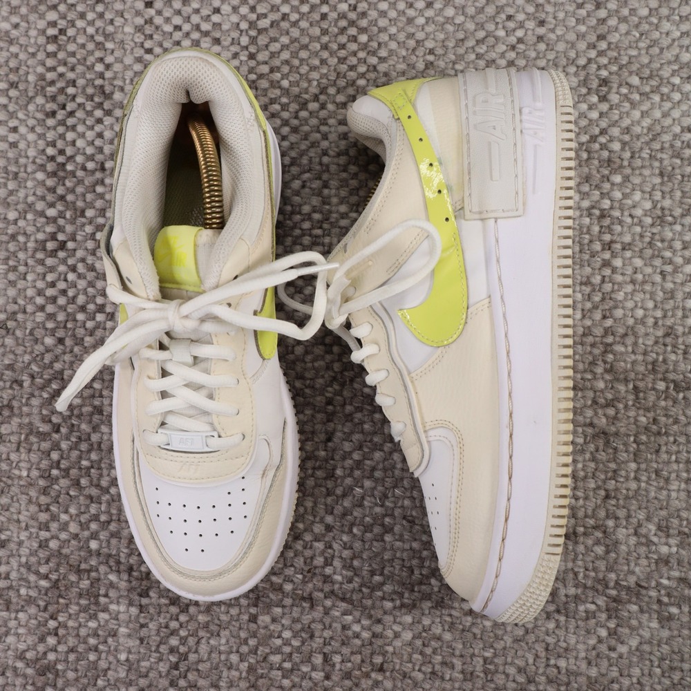 Nike Air Force 1 Shadow Sail Barely Volt Sneakers DJ5197-100 Womens 9.5